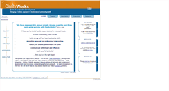 Desktop Screenshot of clarity-works.com